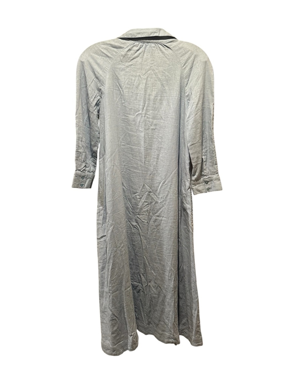 Calypso St. Barth Light Blue Linen Button-Front Maxi Coverup Dress NWOT Size XS - Picture 4 of 9